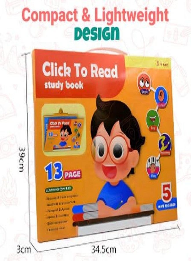 Braintastic Click to Read Interactive Learning Book for Kids | Talking Study Book with Sound Buttons | Early Education Toy for Toddlers & Preschoolers (3+ Years) - Image 5